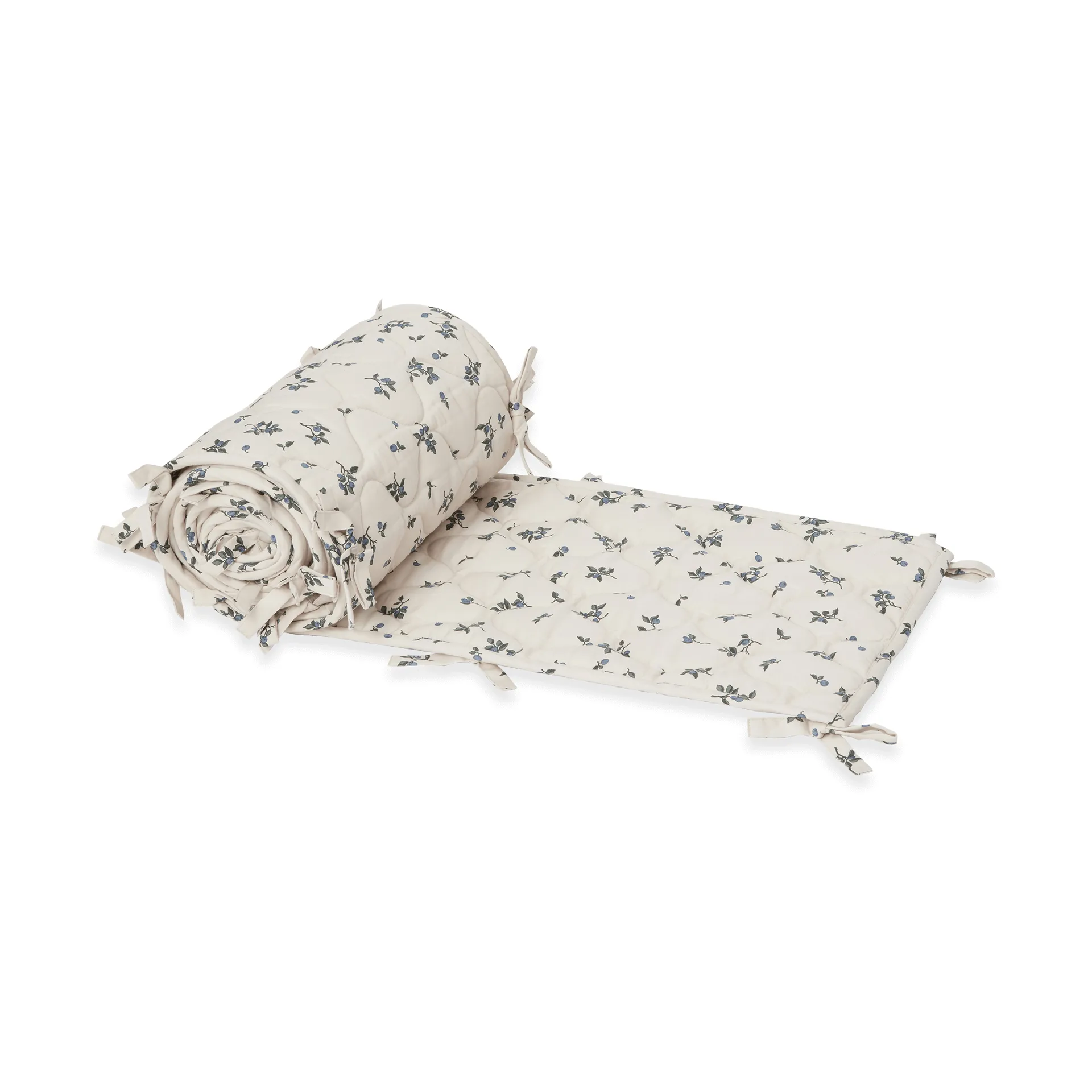 Ochraniacz do łóżeczka Blueberry Satin, pikowany, 30x360 cm Garbo&Friends