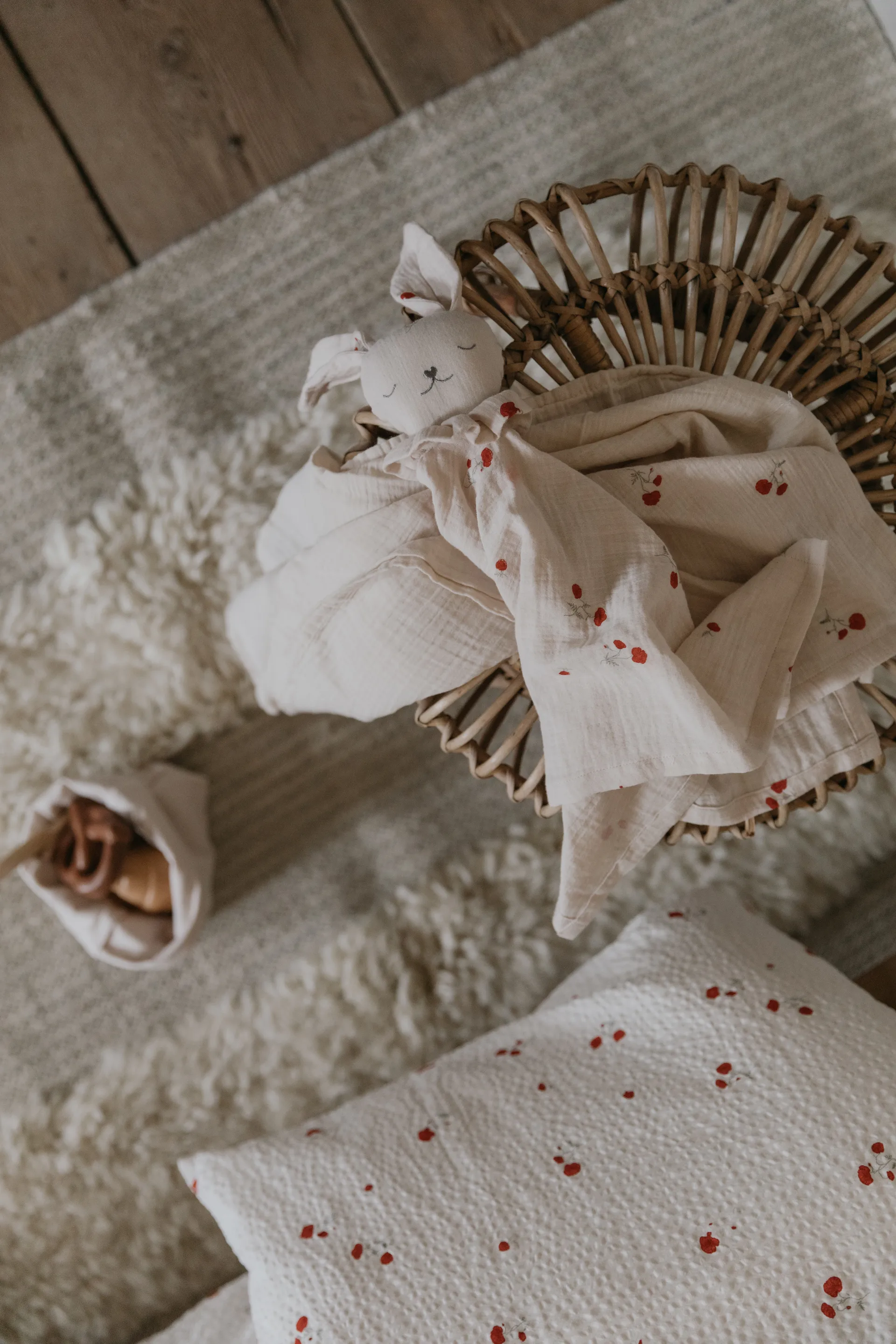 Otulacz Poppy Muslin, 48x48 cm Garbo&Friends