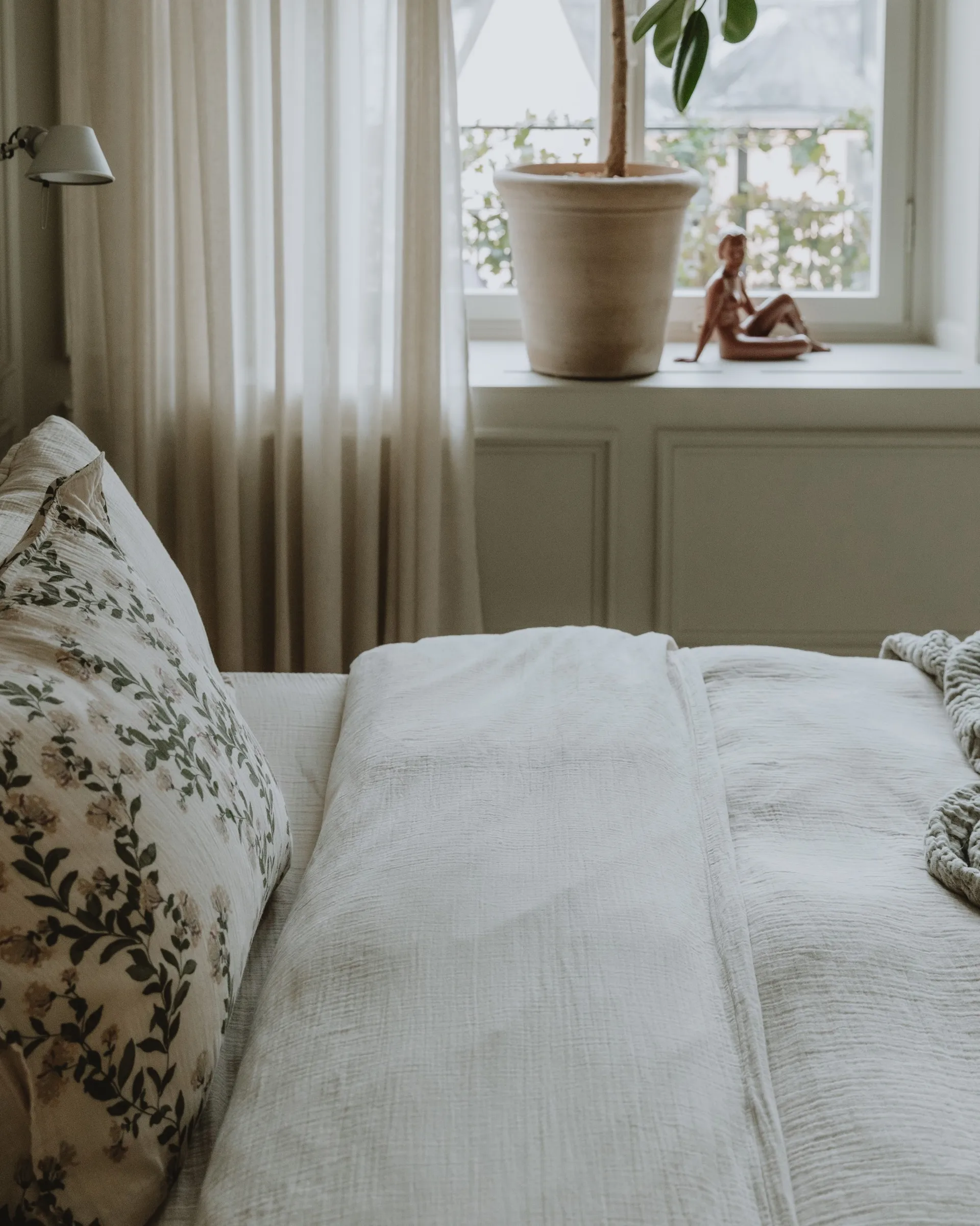 Podwójna poszwa na kołdrę Eggshell Mus;om, 220x240 cm Garbo&Friends