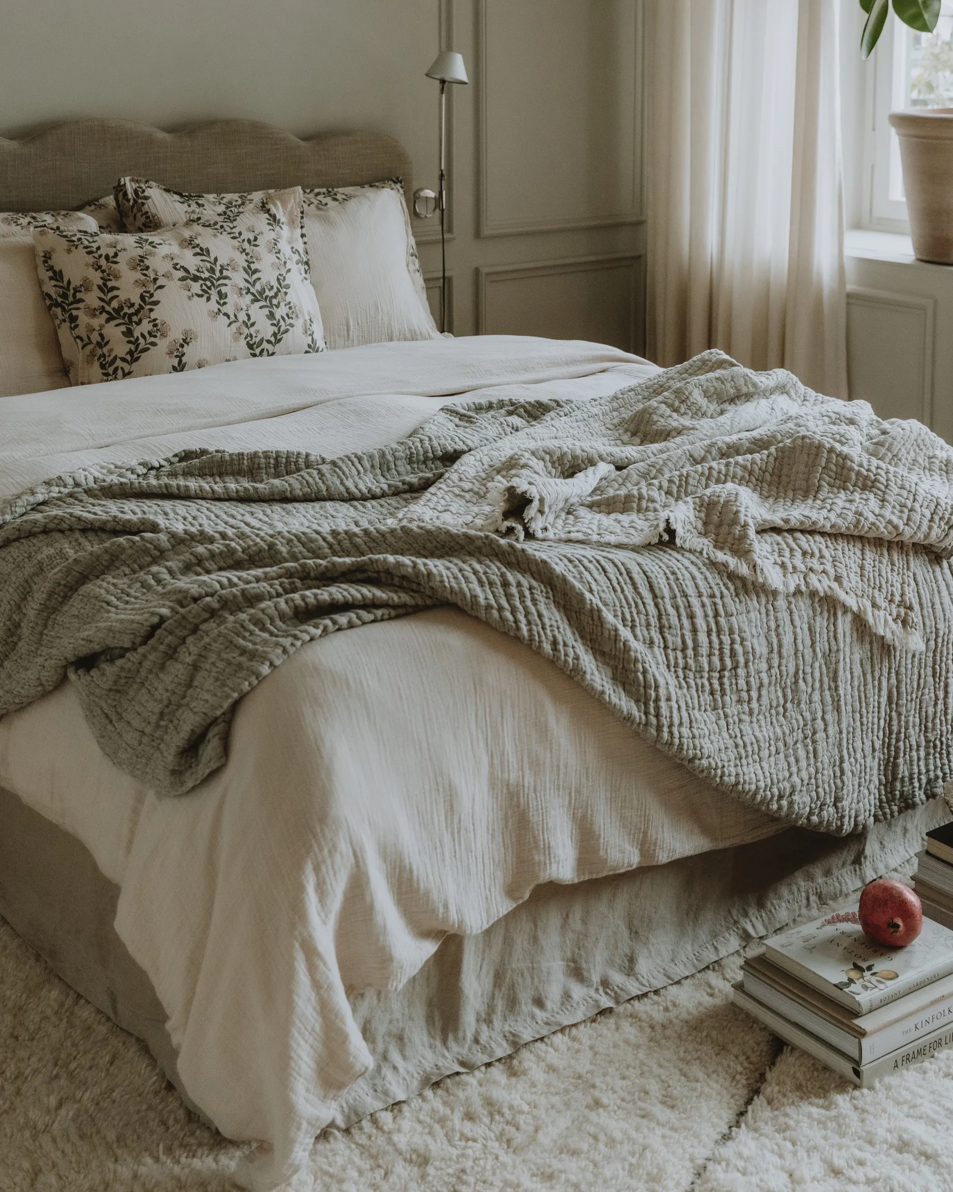 Podwójna poszwa na kołdrę Eggshell Mus;om, 220x240 cm Garbo&Friends