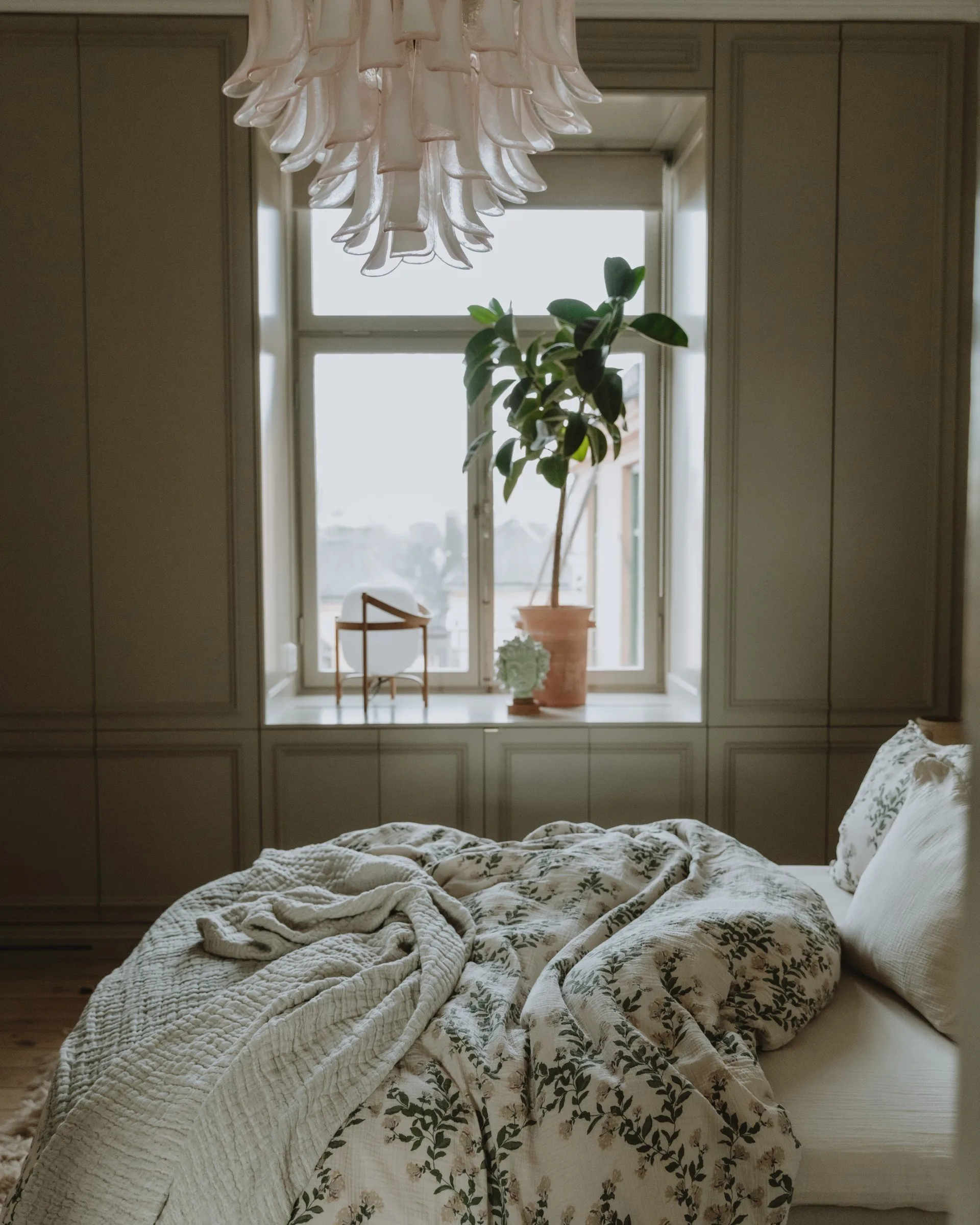 Podwójna poszwa na kołdrę Honeysuckle Muslin, 220x220 cm Garbo&Friends