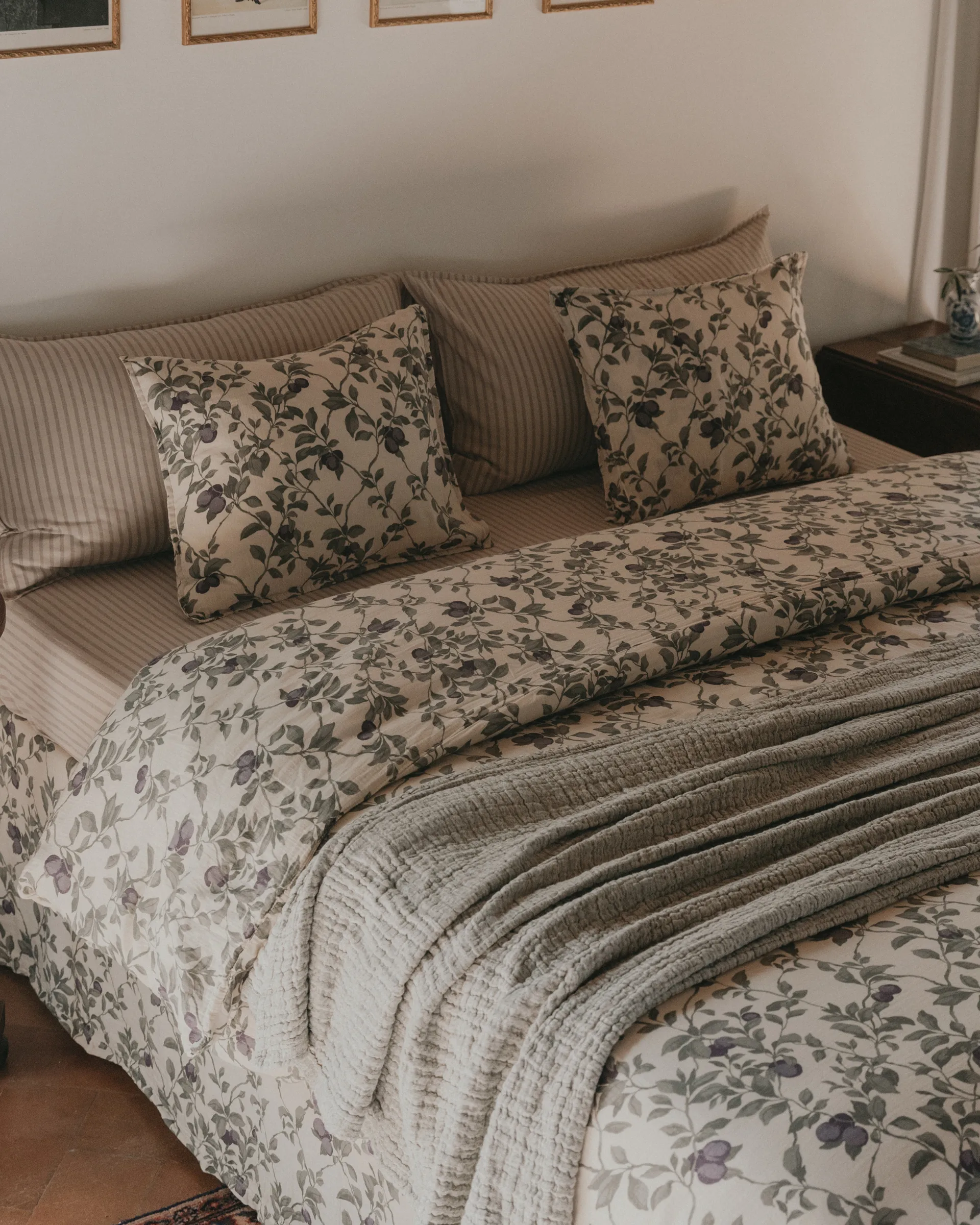 Podwójna poszwa na kołdrę Plum Muslin, 220x220 cm Garbo&Friends