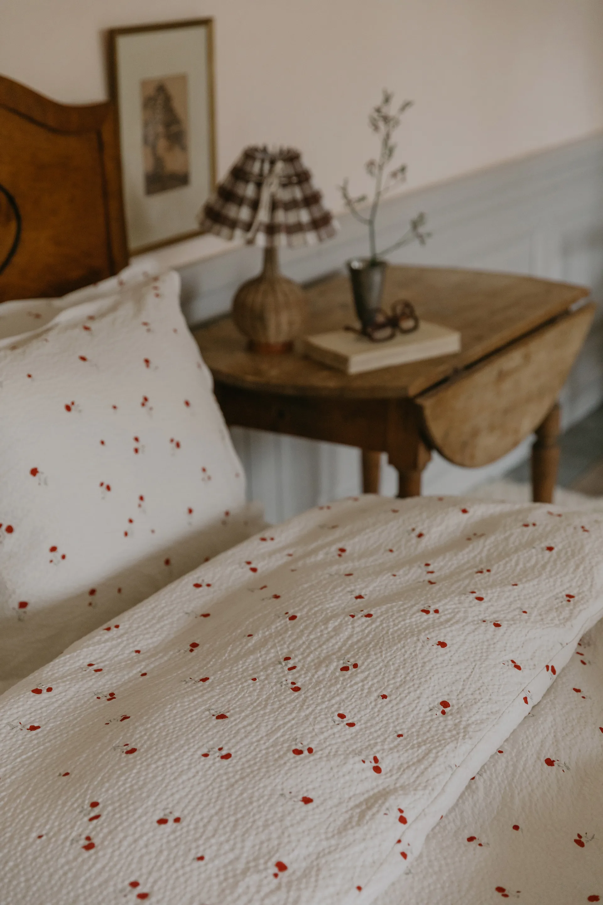 Podwójna poszwa na kołdrę Poppy Seersucker, 220x220 cm Garbo&Friends