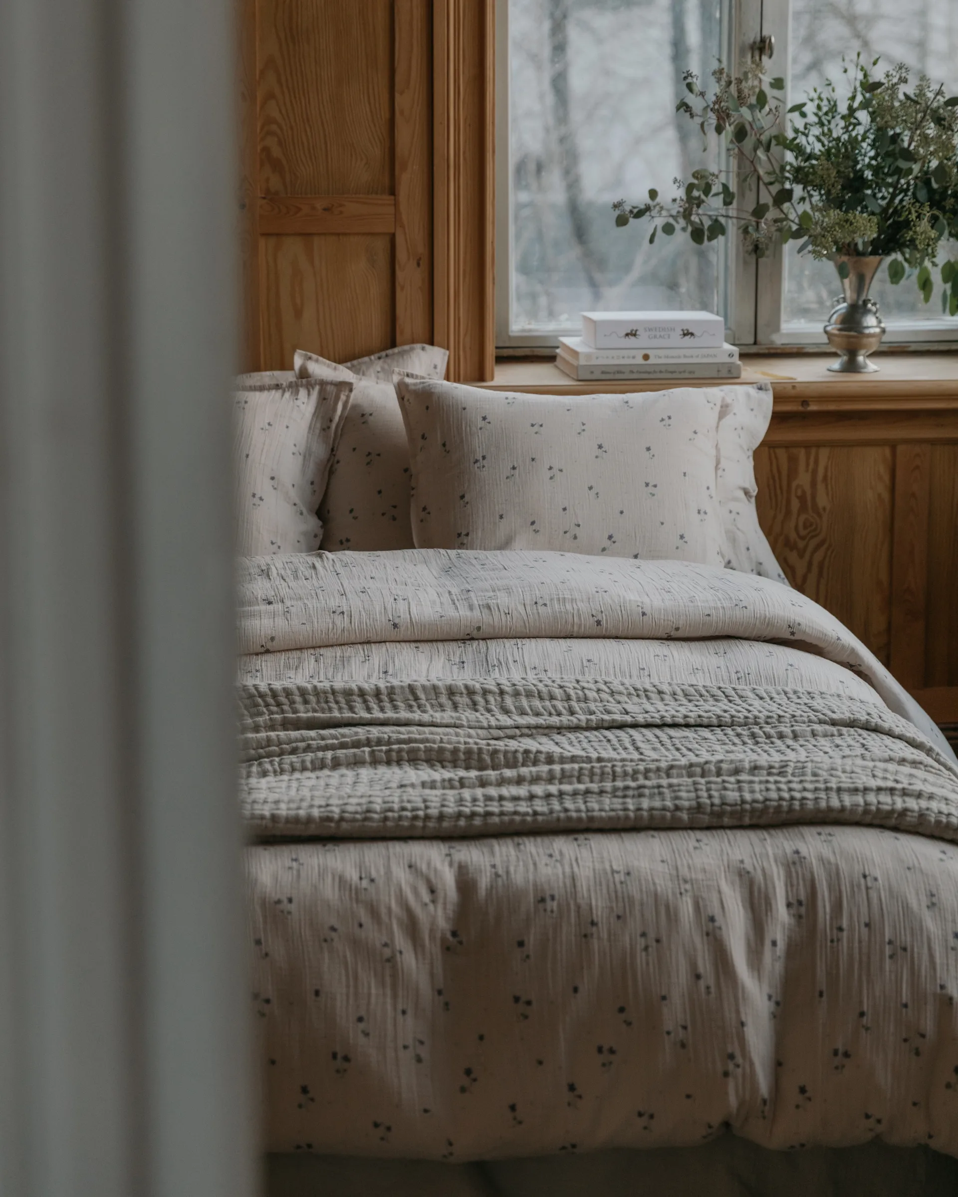 Podwójna poszwa na kołdrę Viola Muslin, 240x220 cm Garbo&Friends