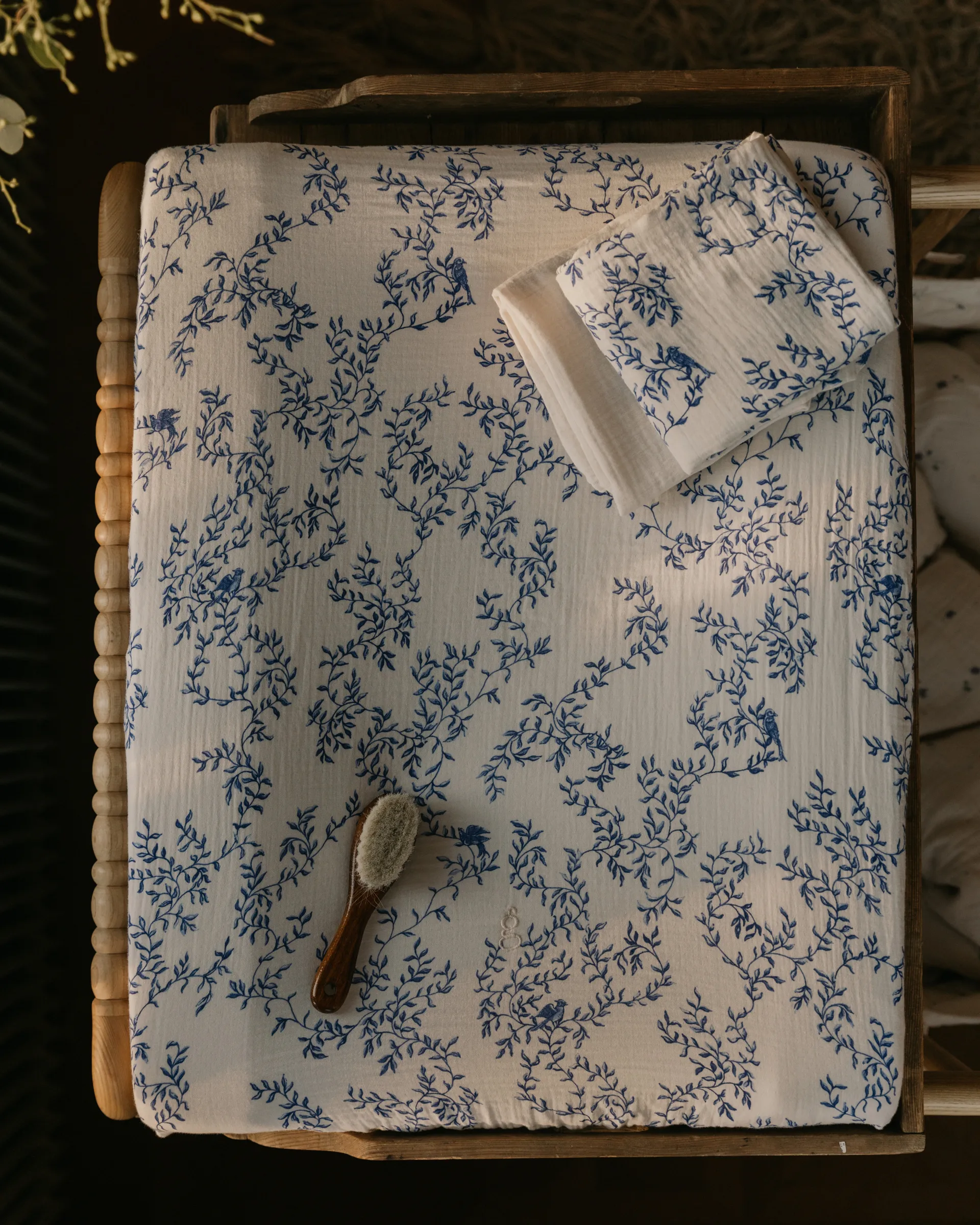 Pokrowiec na przewijak Jardim Muslin, 50x70x15 cm Garbo&Friends