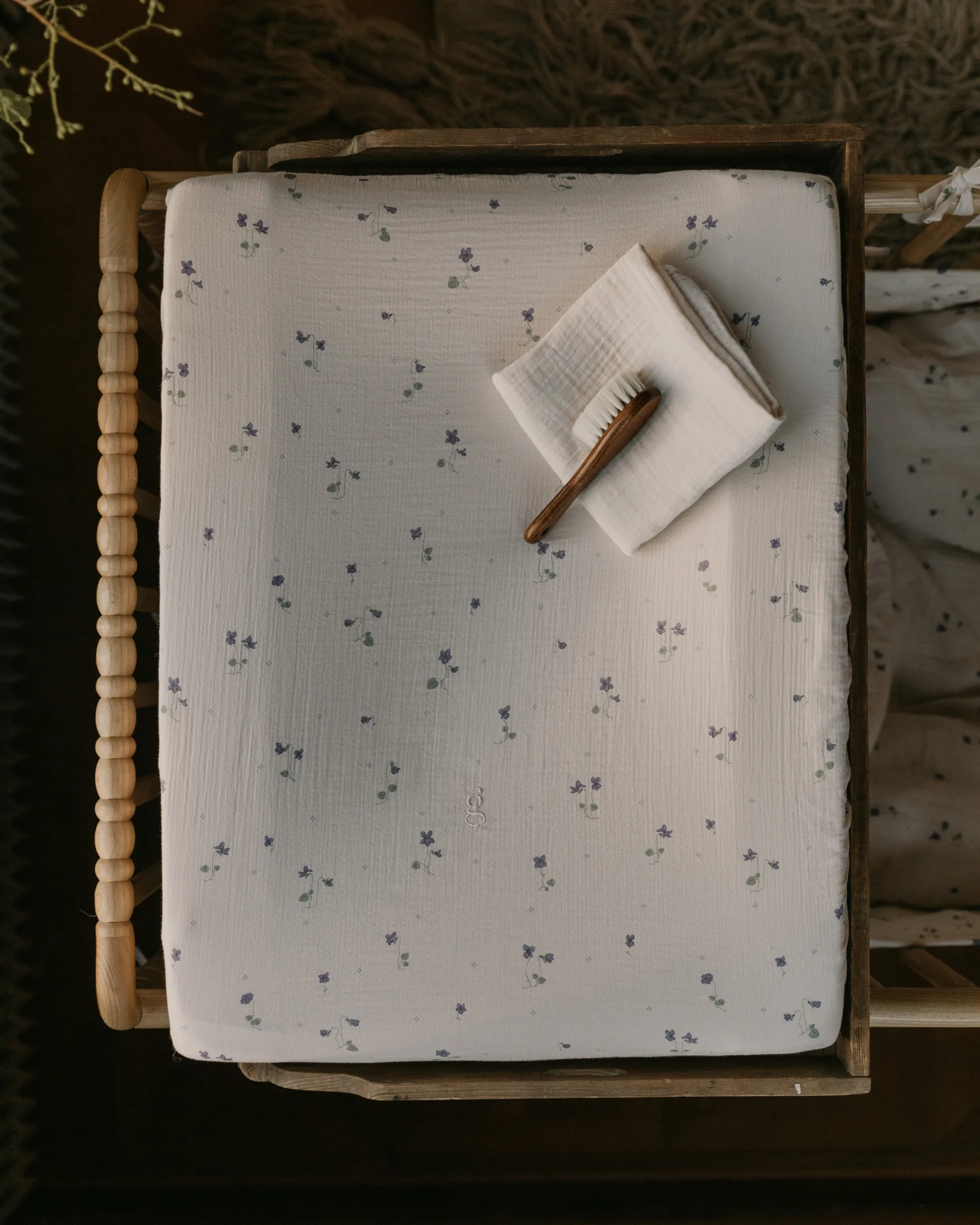 Pokrowiec na przewijak Viola Muslin, 50x70x15 cm Garbo&Friends