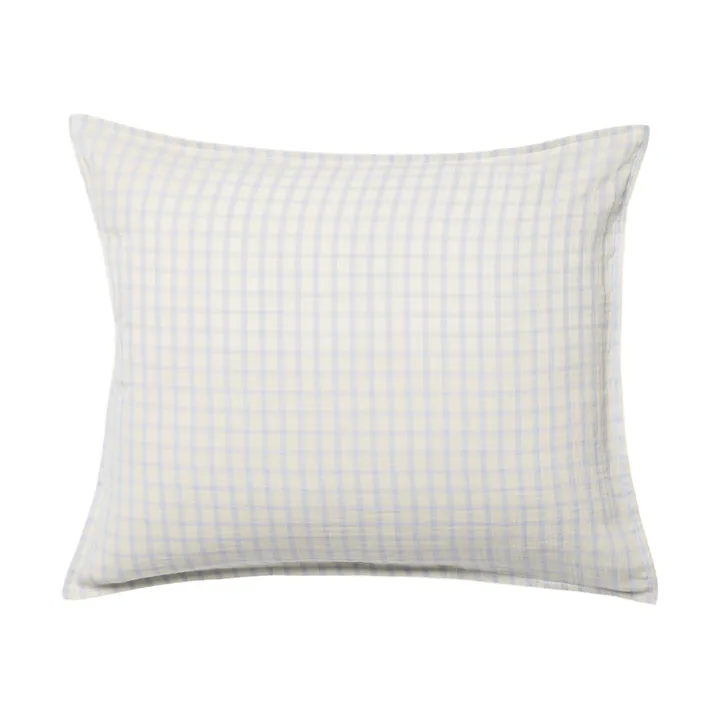 Poszewka na poduszkę Gingham Sky Blue Muslin - Sky 80x80 cm - Garbo&Friends