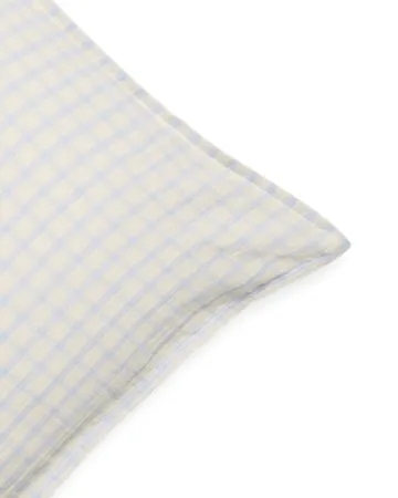 Poszewka na poduszkę Gingham Sky Blue Muslin - Sky 80x80 cm - Garbo&Friends