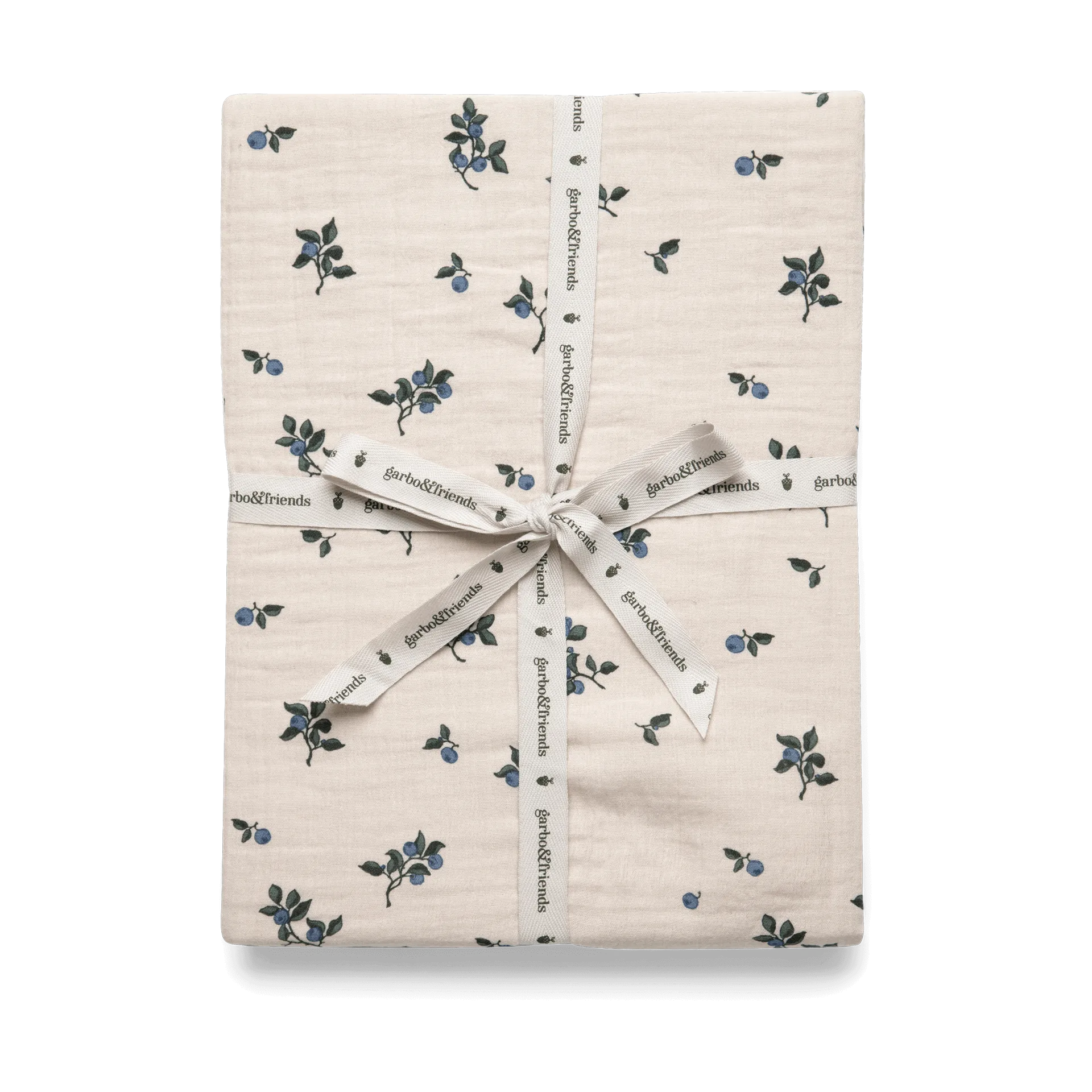 Prześcieradło z gumką Blueberry Muslin, 180x200x30 cm Garbo&Friends