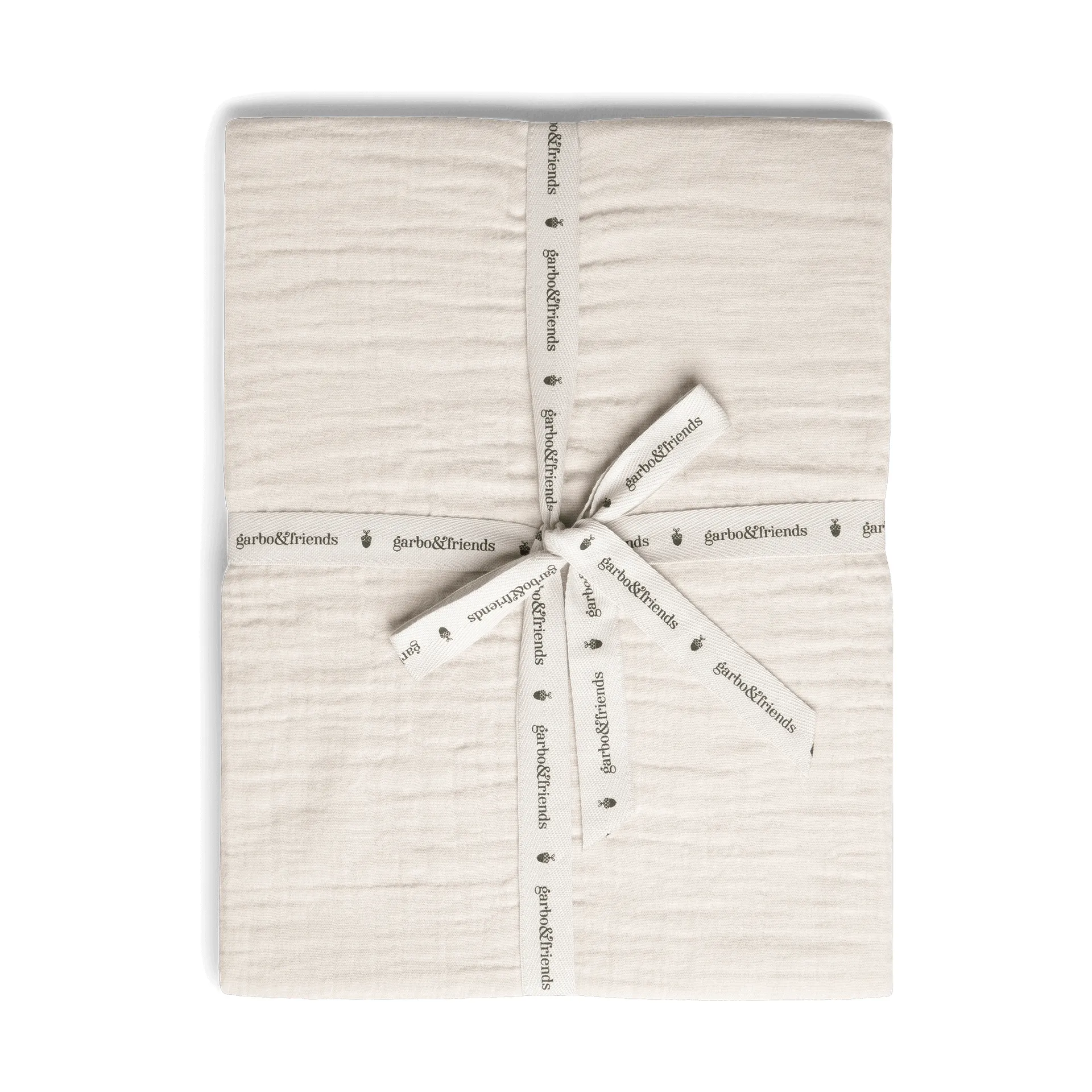 Prześcieradło z gumką Eggshell Muslin, 180x200x30 cm Garbo&Friends