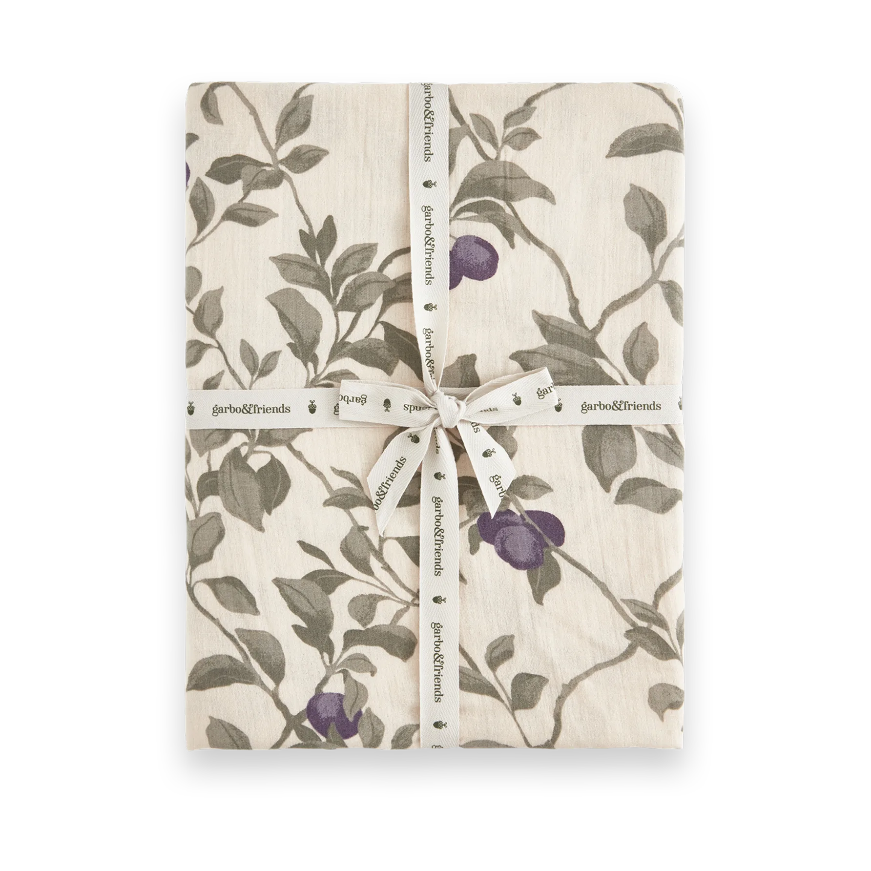 Prześcieradło z gumką Plum Muslin, 70x140x20 cm Garbo&Friends