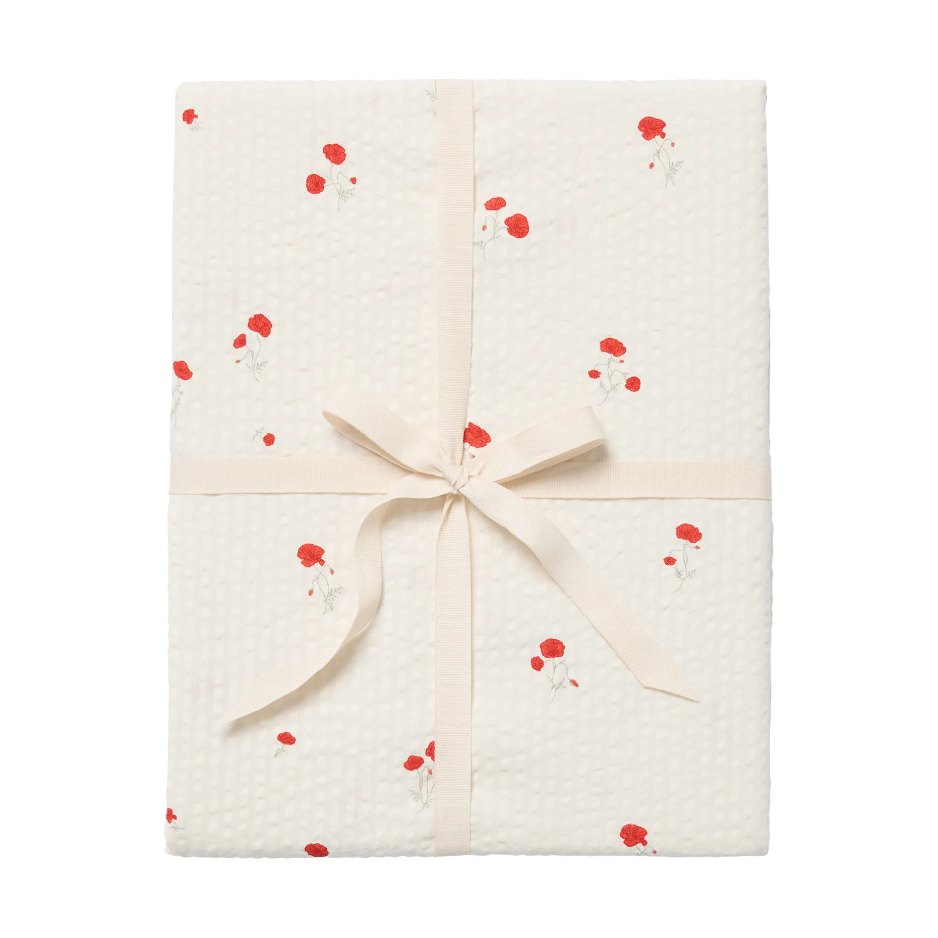 Prześcieradło z gumką Poppy Seersucker, 160x200x30 cm Garbo&Friends