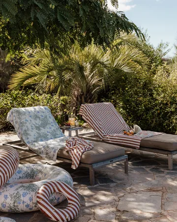 Ręcznik kąpielowy Plumbago Terry - 70x140 cm - Garbo&Friends