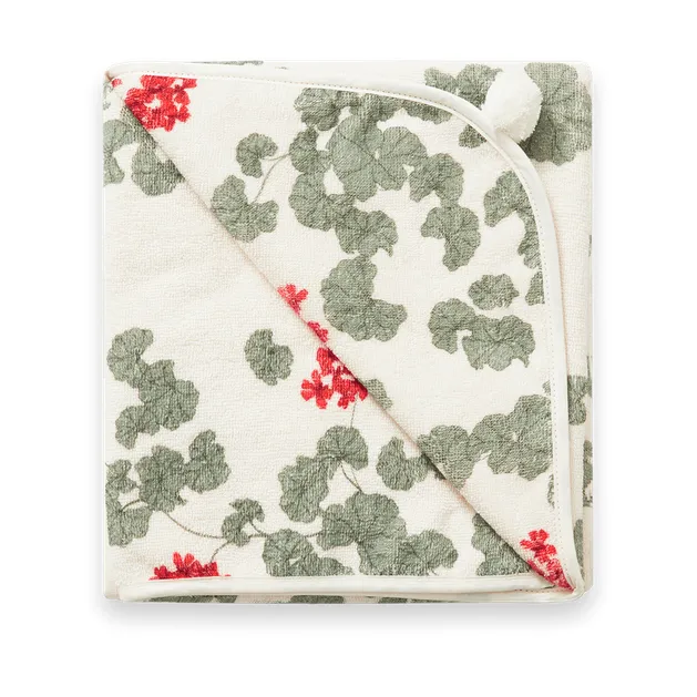 Ręcznik z kapturem Pelargonium Terry, 80x80 cm Garbo&Friends