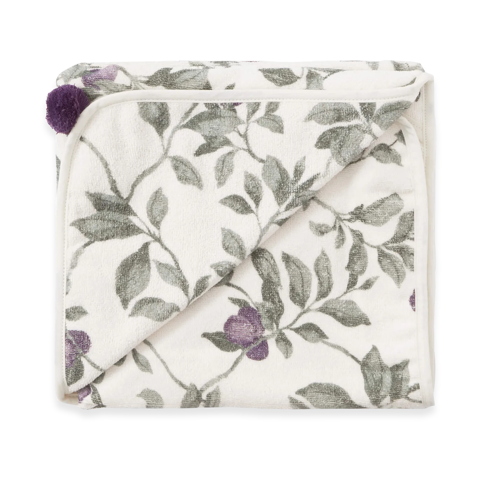 Ręcznik z kapturem Plum Terry, 80x80 cm Garbo&Friends