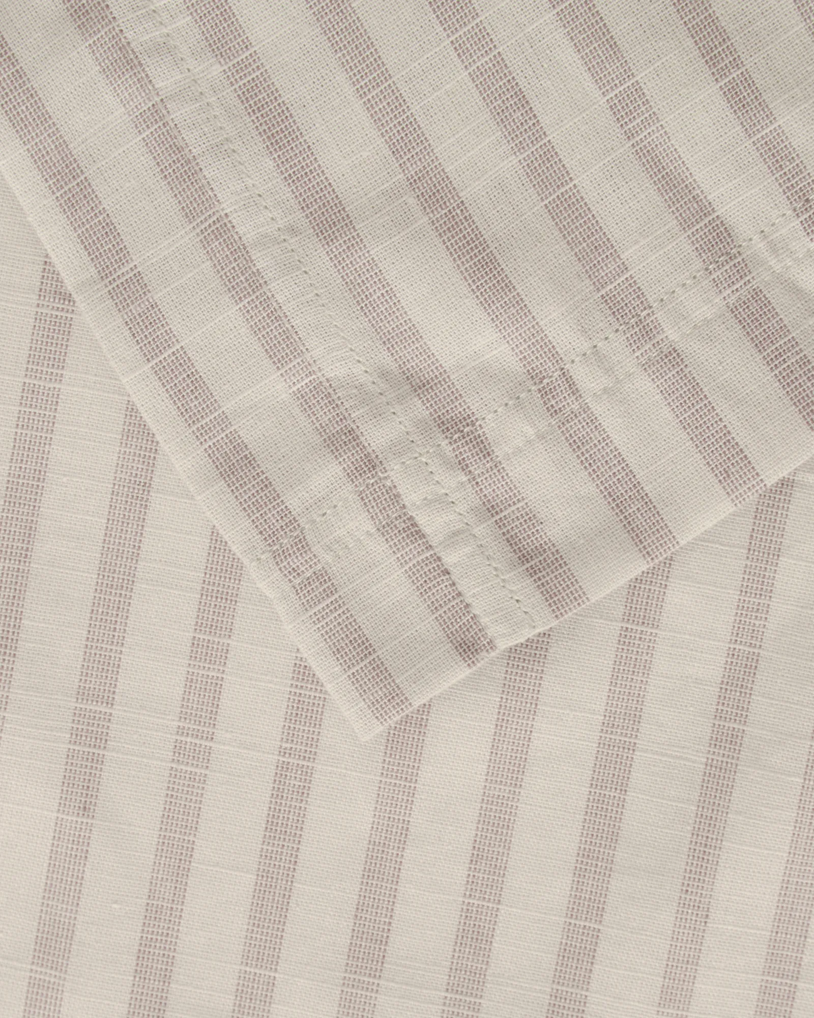 Stripe Mauve muślinowa poszwa na kołdrę, 135x200 cm Garbo&Friends