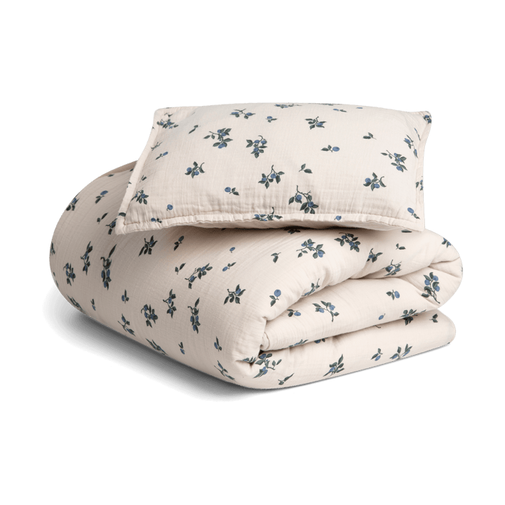 Zestaw pościeli Blueberry Muslin baby - 70x100 cm/40x45 cm - Garbo&Friends