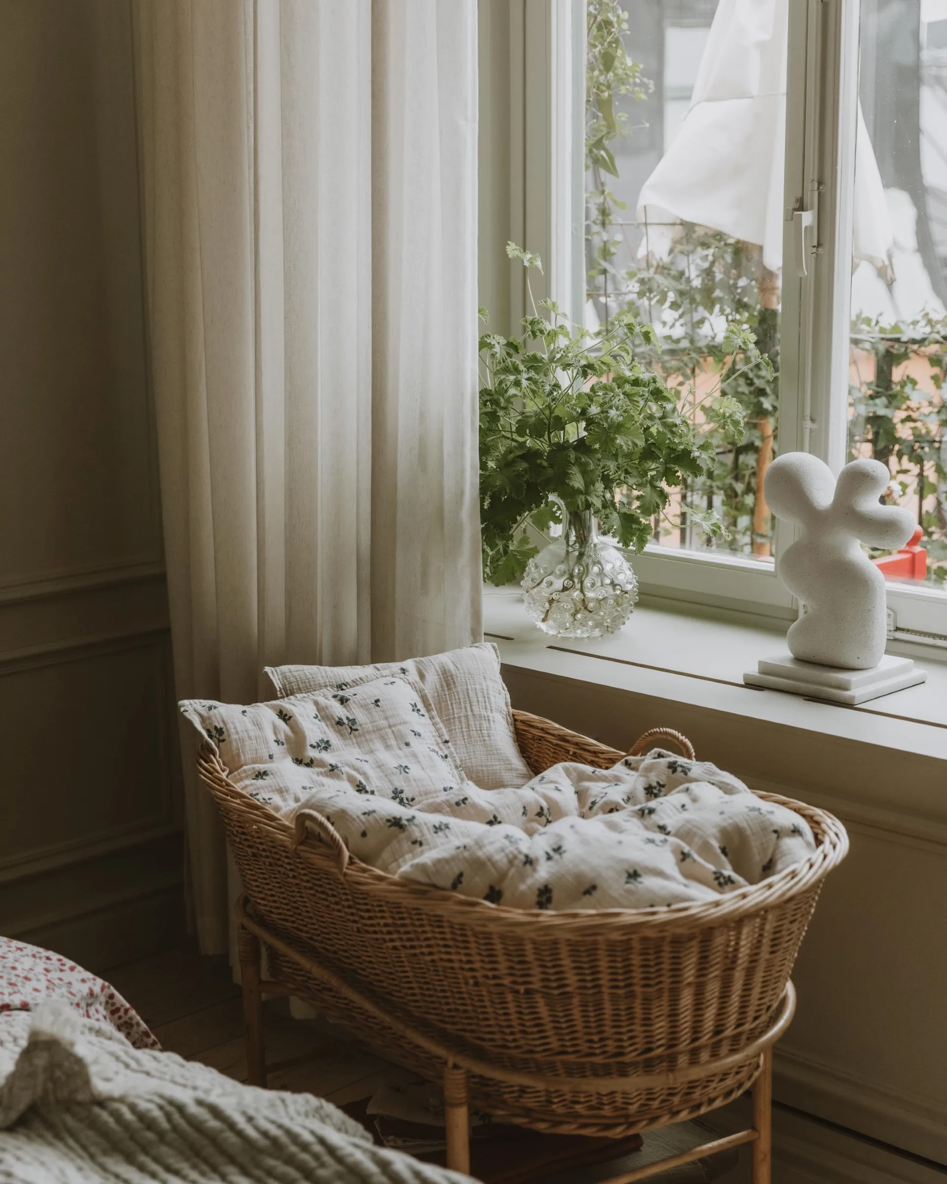 Zestaw pościeli Blueberry Muslin baby, 70x100 cm/40x45 cm Garbo&Friends