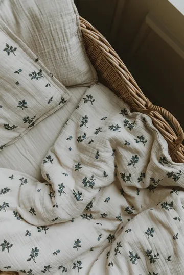 Zestaw pościeli Blueberry Muslin baby - 70x80 cm/28x35 cm - Garbo&Friends