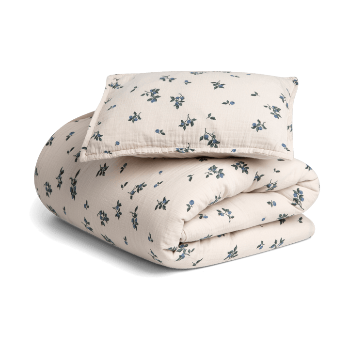 Zestaw pościeli Blueberry Muslin junior - 100x130 cm/35x55 cm - Garbo&Friends