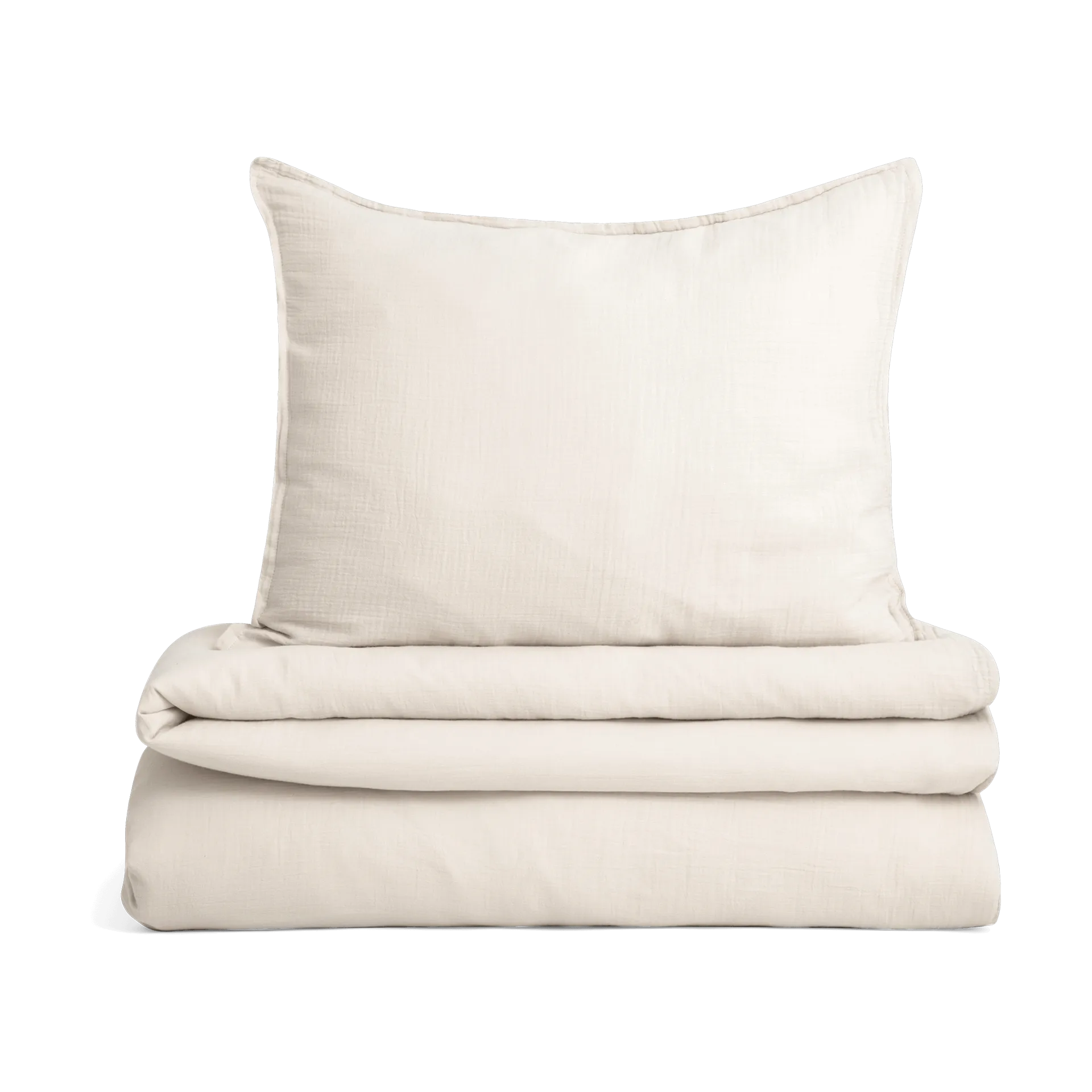 Zestaw pościeli Eggshell Muslin, 140x200 cm/50x70 cm Garbo&Friends