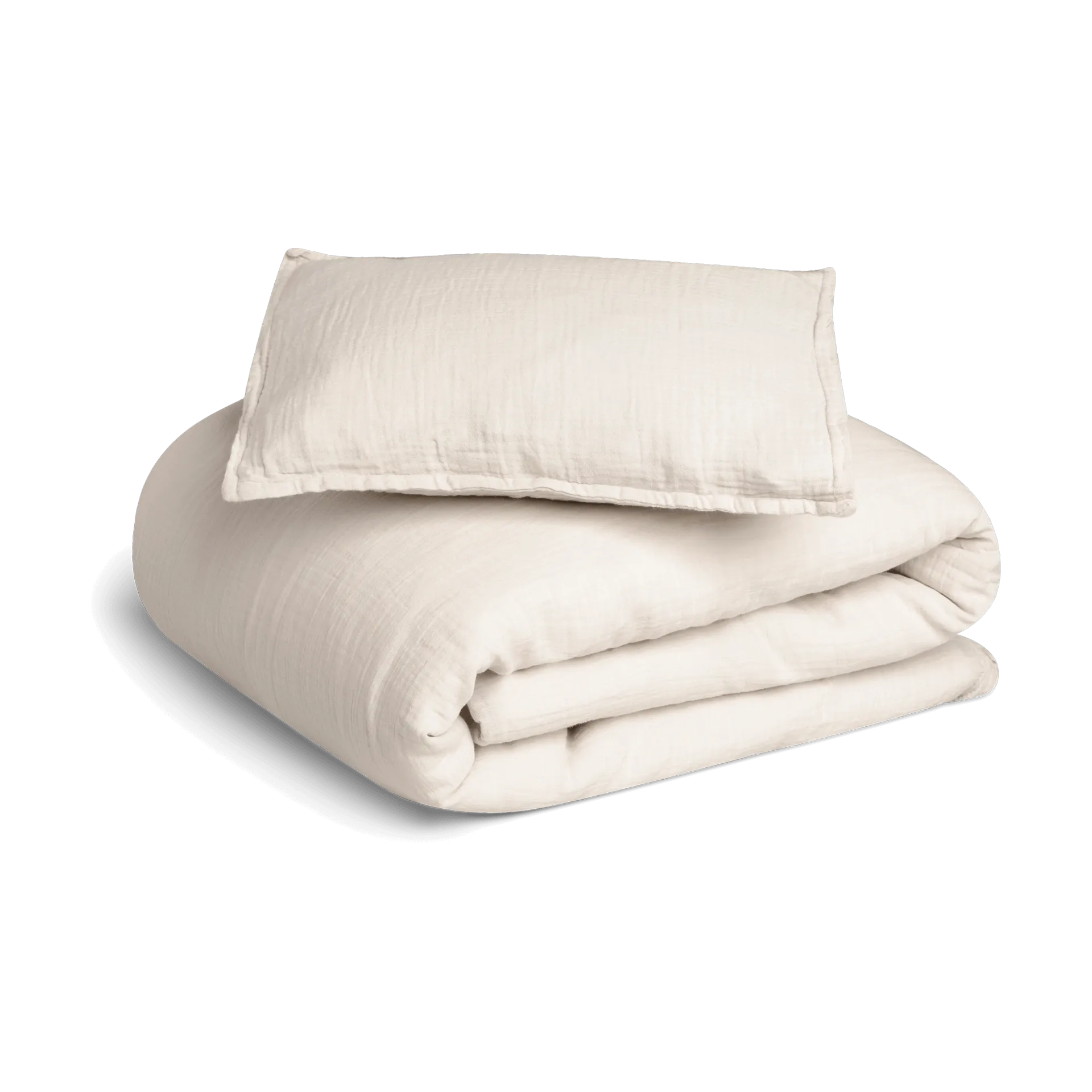 Zestaw pościeli Eggshell Muslin baby, 70x80 cm/28x35 cm Garbo&Friends