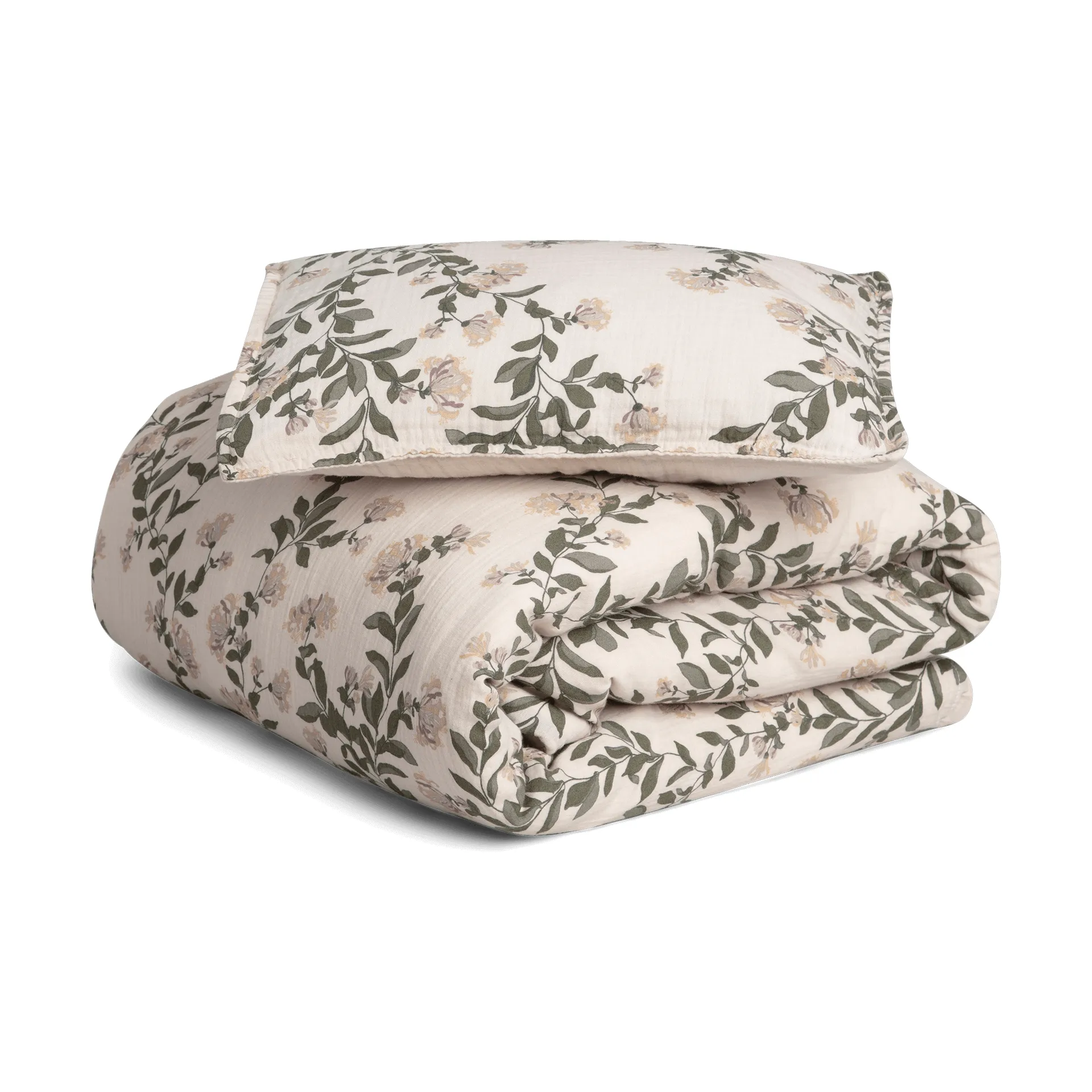 Zestaw pościeli Honeysuckle Muslin junior, 100x140 cm/40x60 cm Garbo&Friends