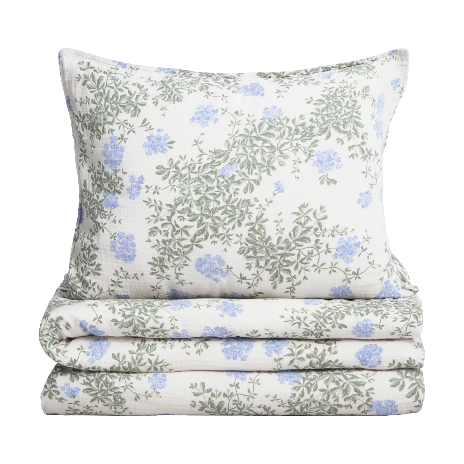 Zestaw pościeli Plumbago Muslin, 140x200 cm/50x75 cm Garbo&Friends