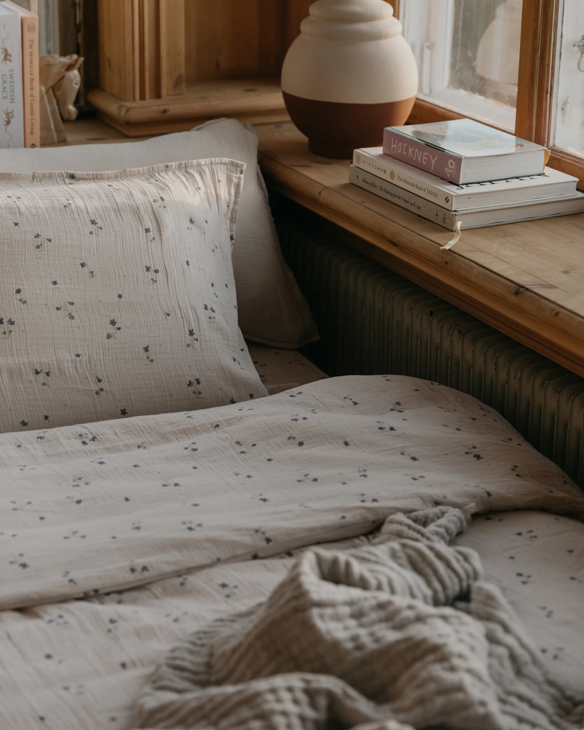 Zestaw pościeli Viola Muslin, 150x210 cm/50x60 cm Garbo&Friends