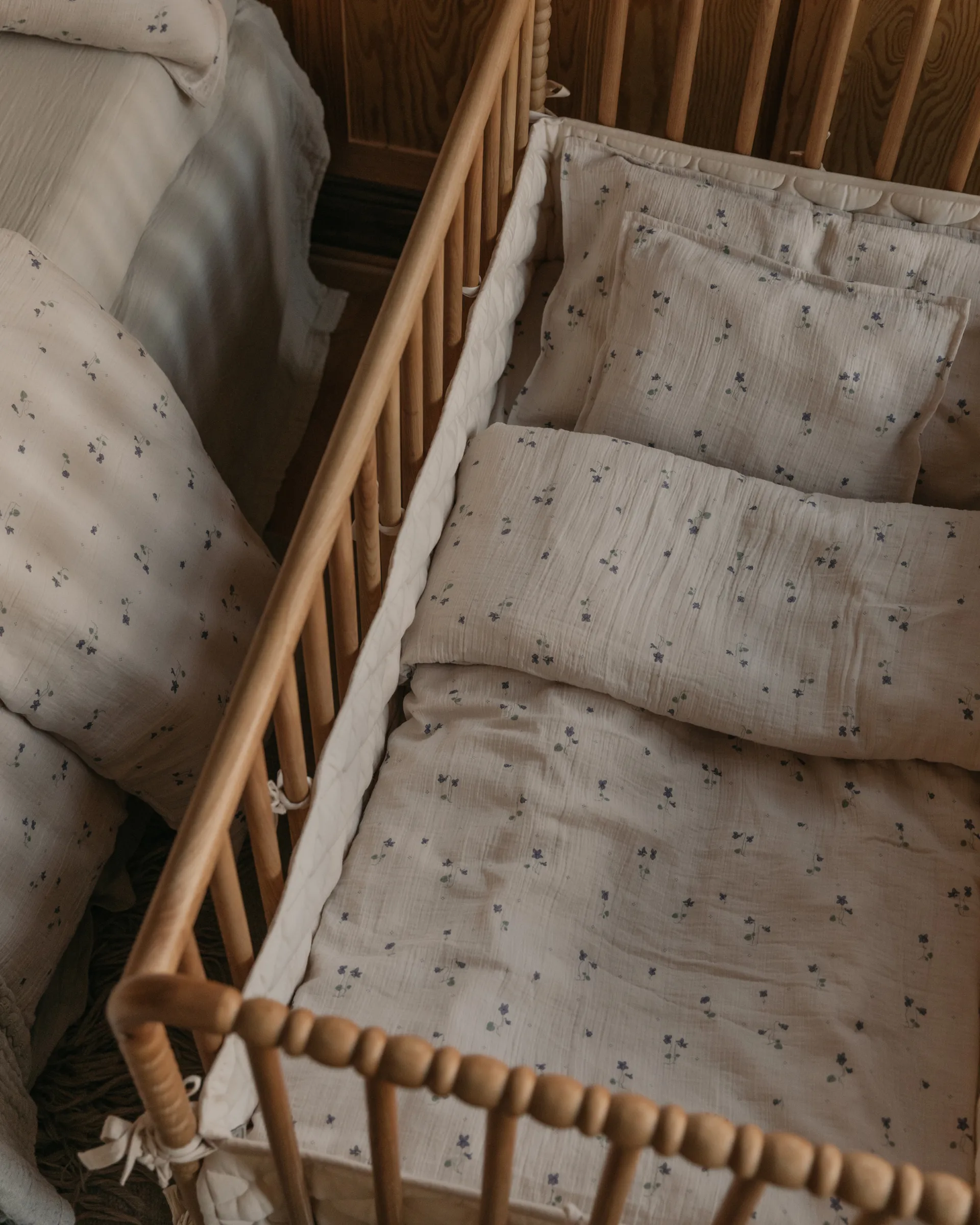 Zestaw pościeli Viola Muslin junior, 100x130 cm/35x55 cm Garbo&Friends