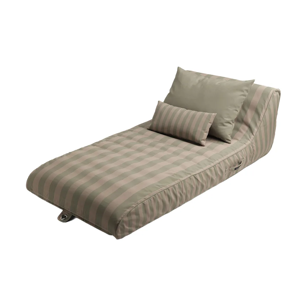 Garden Glory leżak dmuchany, Eukaliptusowo-beżowy, 85×168,5 cm Garden Glory