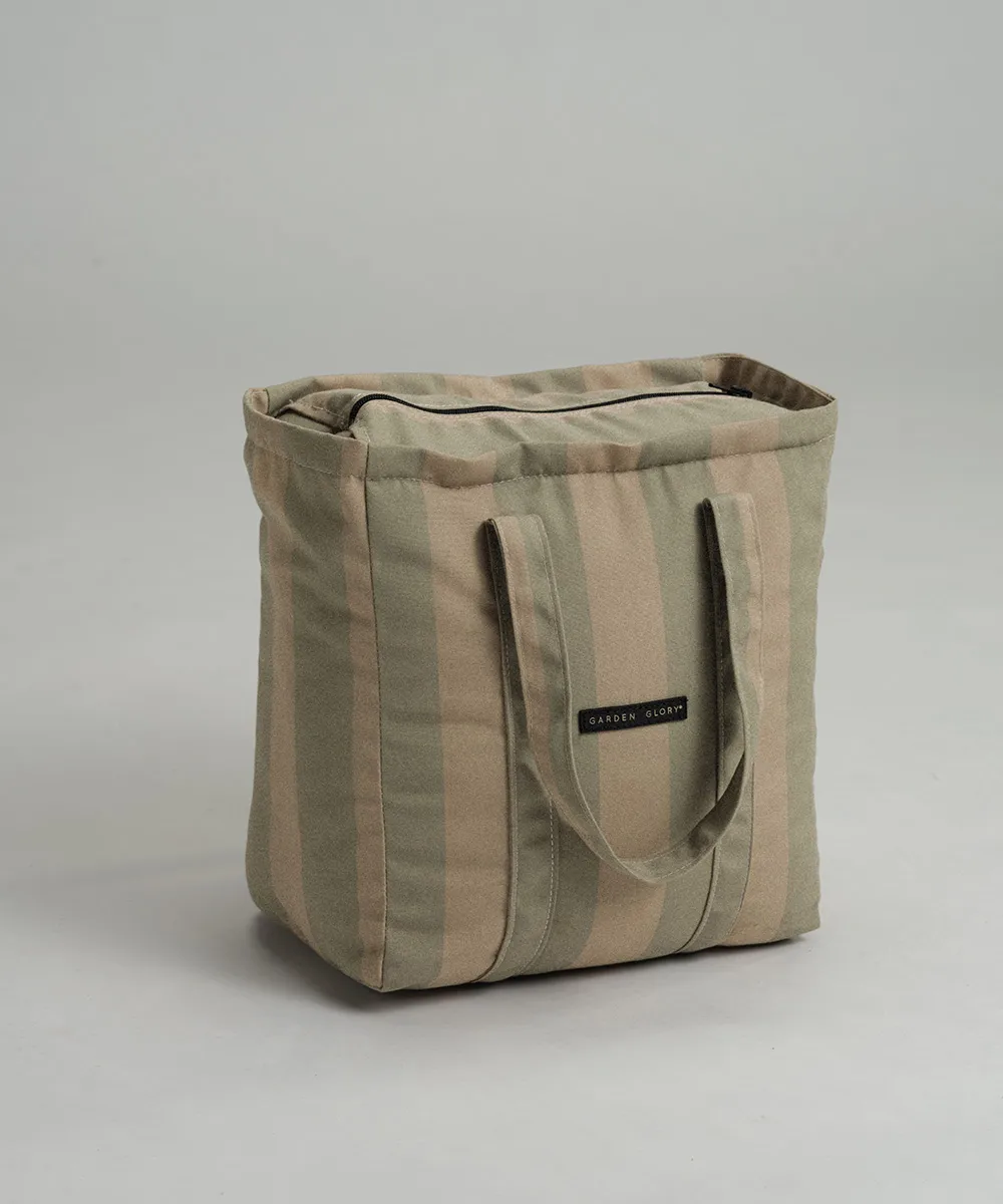 Garden Glory leżak dmuchany, Eukaliptusowo-beżowy, 85×168,5 cm Garden Glory