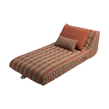 Garden Glory leżak dmuchany - Eukaliptusowo-terakotowy, 85×168,5 cm - Garden Glory