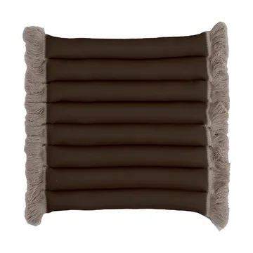 Garden Glory poduszka na krzesło z frędzlami - Beżowa, beżowe frędzle, 38x40 cm - Garden Glory