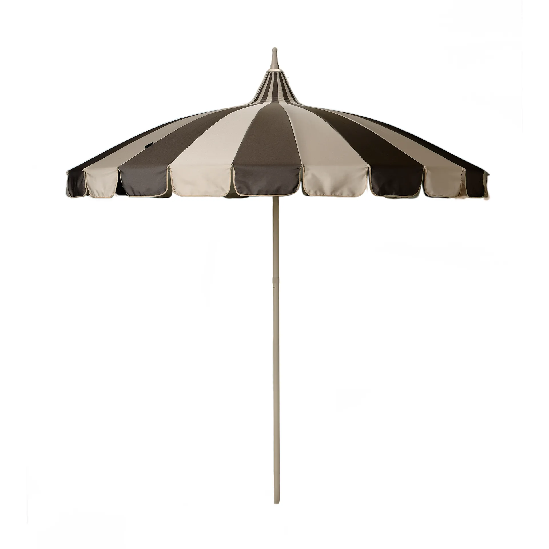 Parasol Garden Glory, Beige-brown stripe Garden Glory