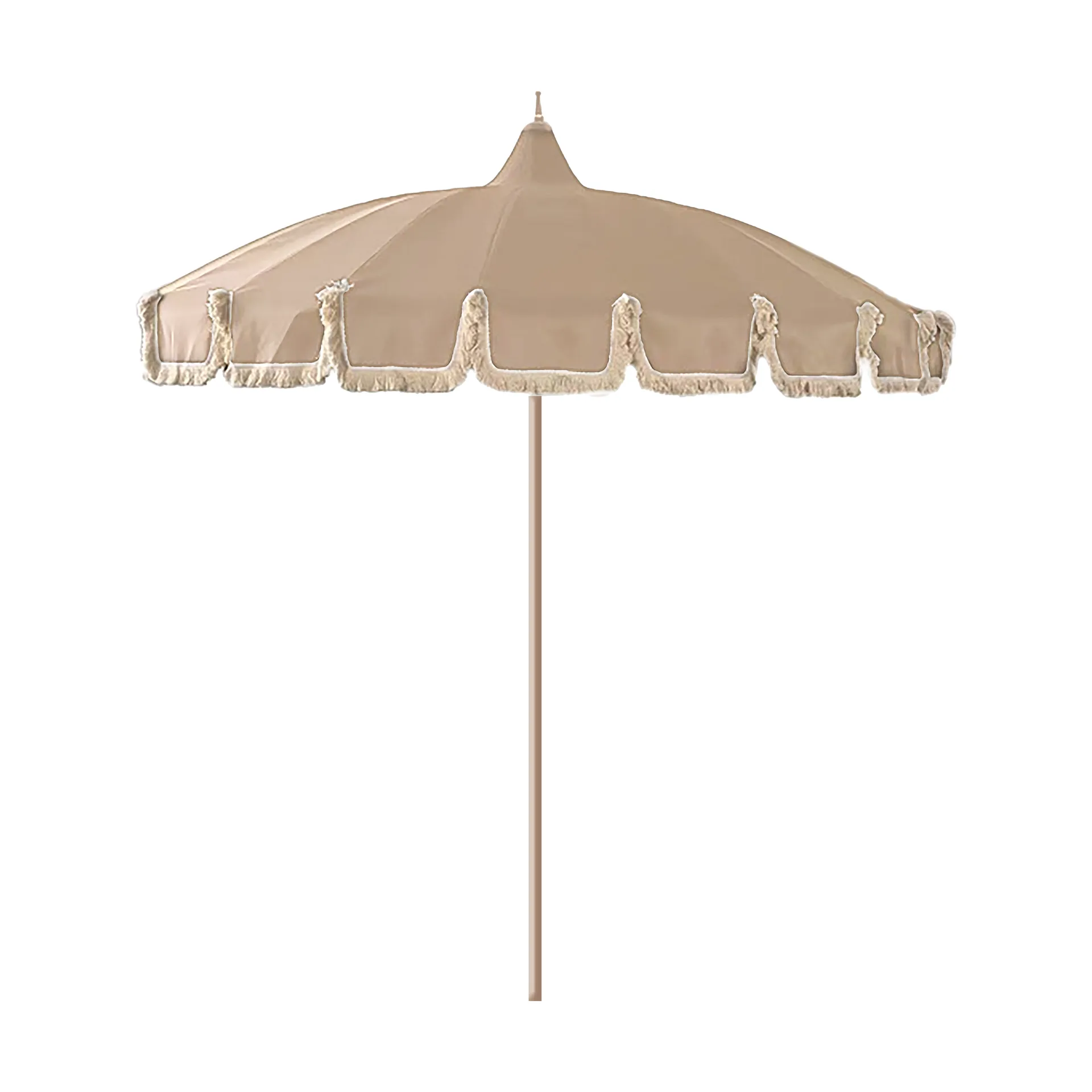 Parasol Garden Glory, Beige fringe Garden Glory