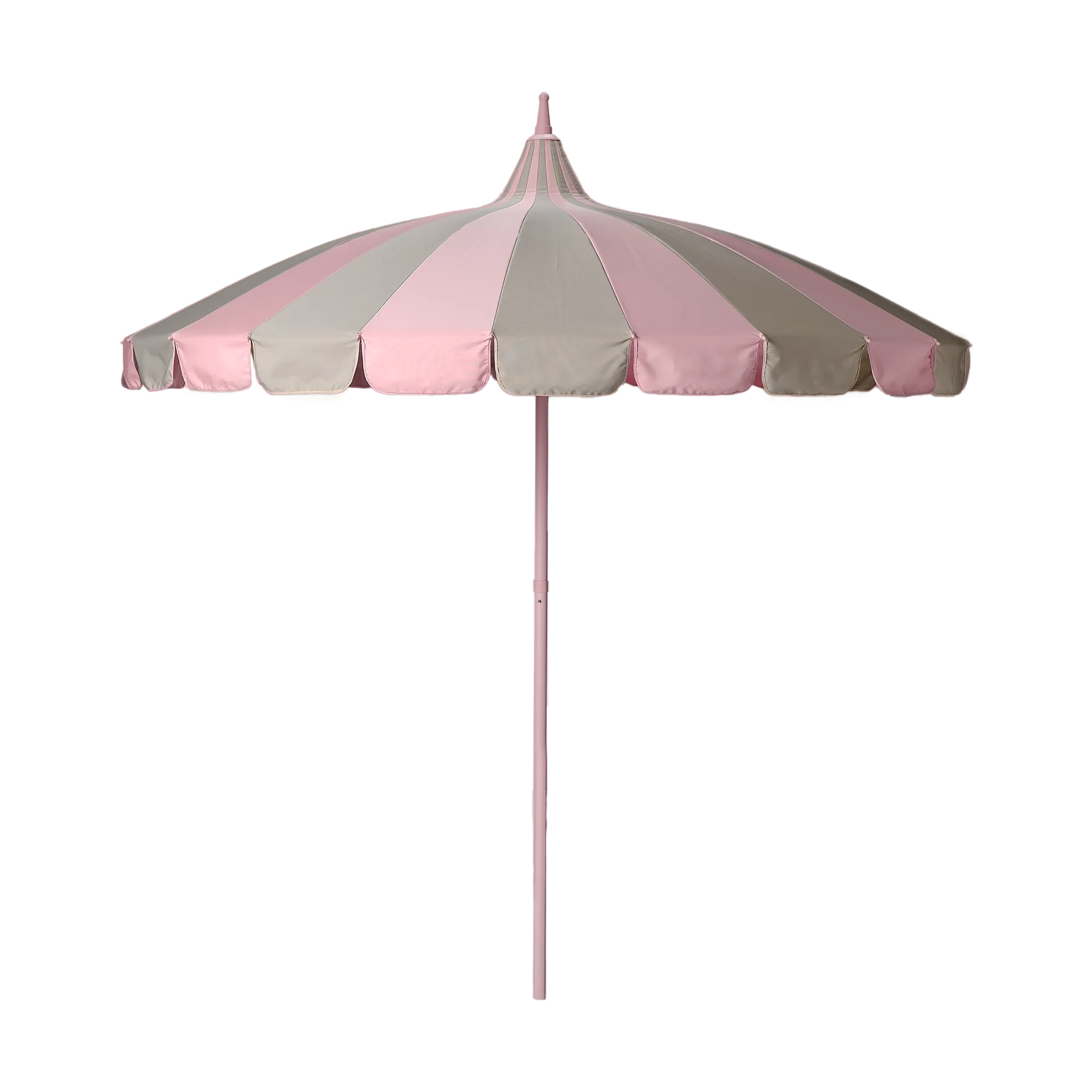 Parasol Garden Glory, Pink-beige stripe Garden Glory