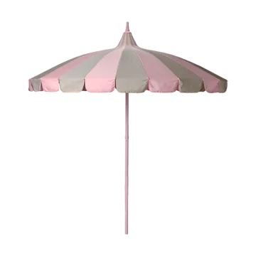 Parasol Garden Glory - Pink-beige stripe - Garden Glory