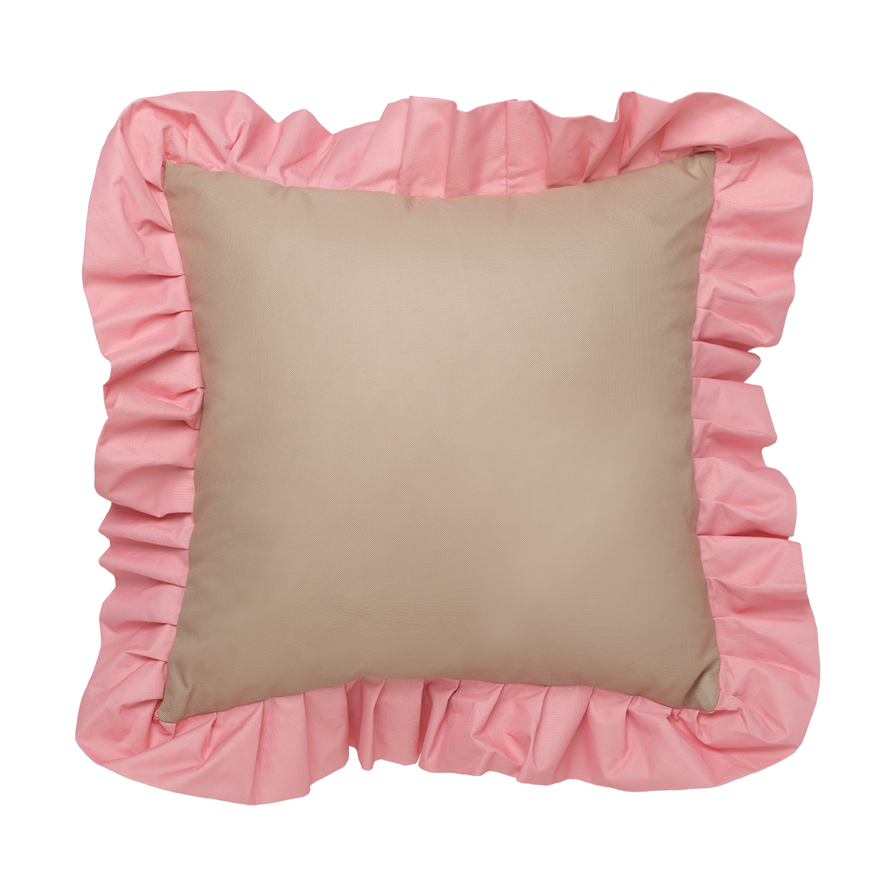 Garden Glory Poduszka ogrodowa Garden Glory Outdoor z falbanką 45x45 cm Beige-pink