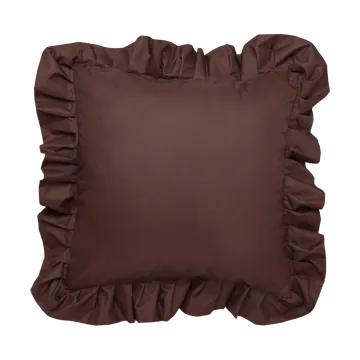 Poduszka ogrodowa Garden Glory Outdoor z falbanką 45x45 cm - Brown - Garden Glory