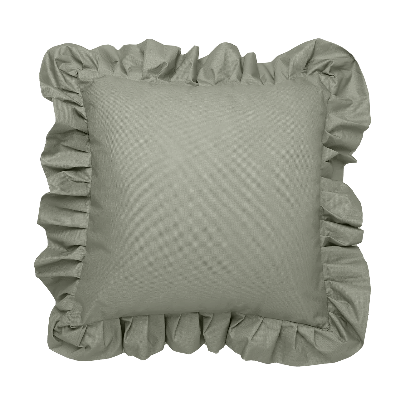 Poduszka ogrodowa Garden Glory Outdoor z falbanką 45x45 cm, Green Garden Glory