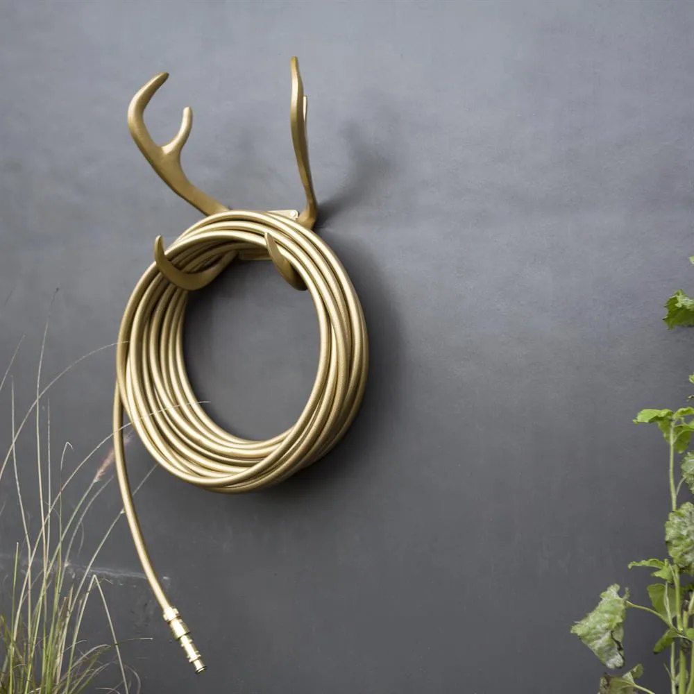 Wieszak na wąż ogrodowy Garden Glory Reindeer, Gold Garden Glory