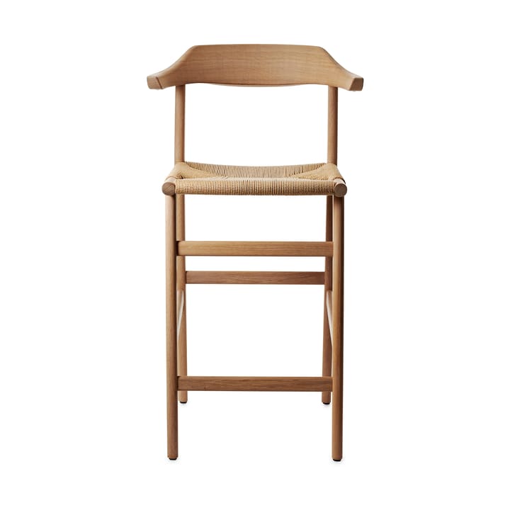 Krzesło barowe Hedda - Dąb-natural-sznurek papierowy natur - Gärsnäs