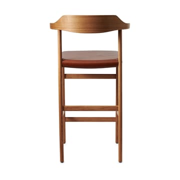 Krzesło barowe Hedda - Dąb-pure-skóra Tärnsjö cognac - Gärsnäs