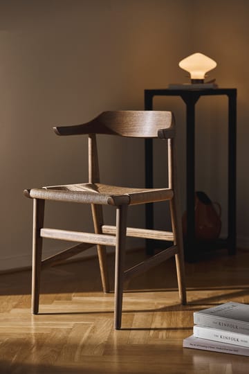 Krzesło Hedda - Dąb-black-sznurek papierowy natur - Gärsnäs