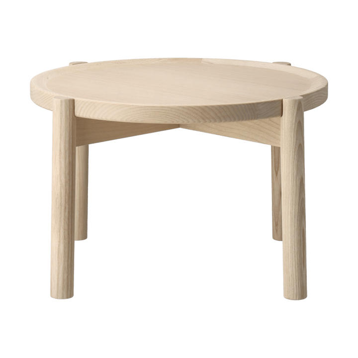 Stolik kawowy Elna, Jesion-biel-Ø40 cm Gärsnäs