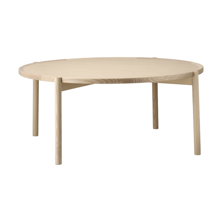 Stolik kawowy Elna - Jesion-biel-Ø90 cm - Gärsnäs