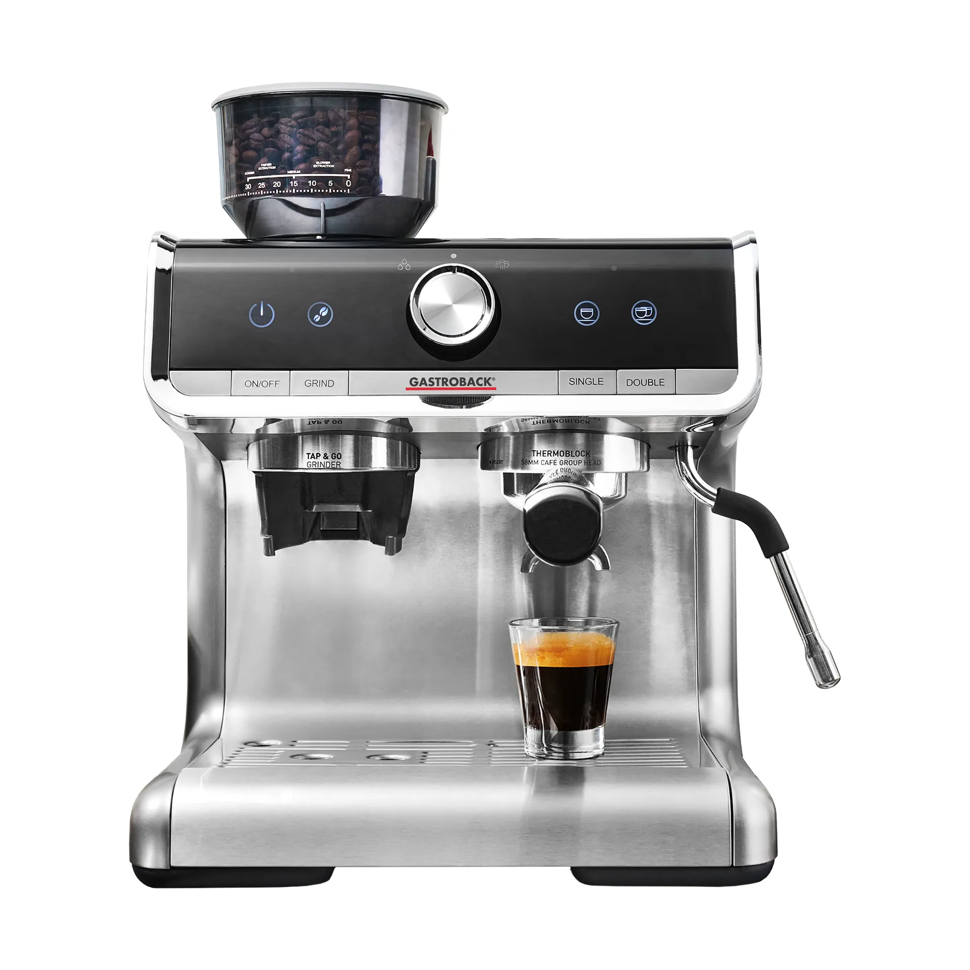 Ekspres do kawy Barista Espresso Pro Gastroback Design 42616, Silver Gastroback
