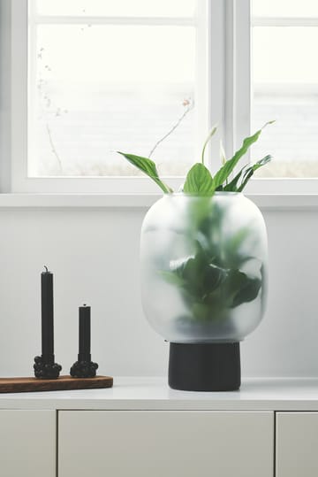 Doniczka z matowego szkła Nebl Ø26 cm - Czarny - Gejst
