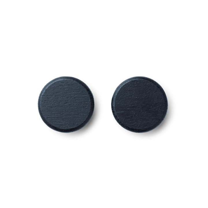 Flex Button magnesy do listwy magnetycznej 2 szt, Dąb barwiony na czarno Gejst